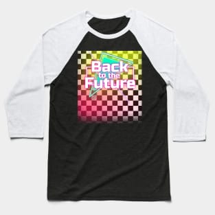 Back to the Future - Neon 50s Diner Baseball T-Shirt